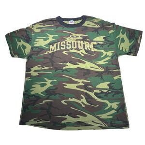 Missouri Camo T Shirt XL Adult Mens Short Sleeve Graphic Tee Fan Athleisure